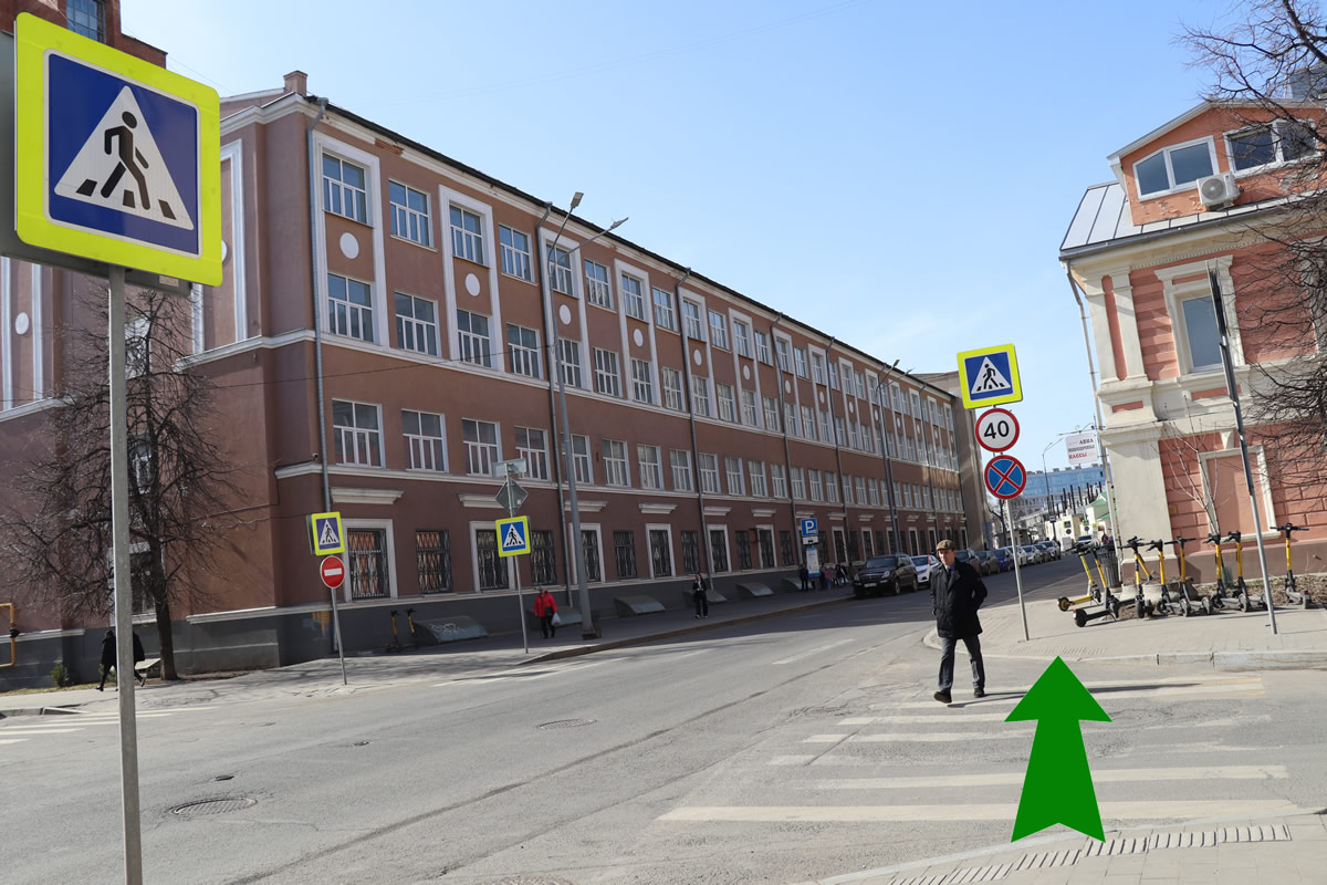 Нижний Новгород. Фото. Технический университет ост - Академия водного транспорта ост (чёт сторона)