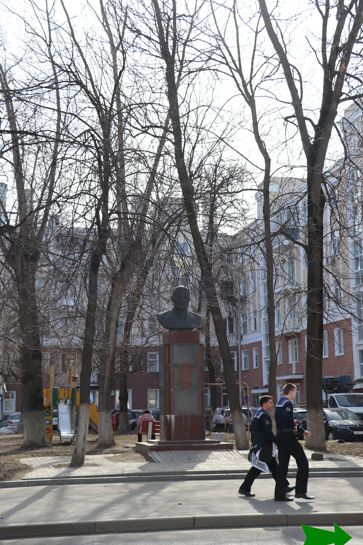 Нижний Новгород. Фото. Академия водного транспорта ост (чёт сторона) - Кремлёвский бульвар